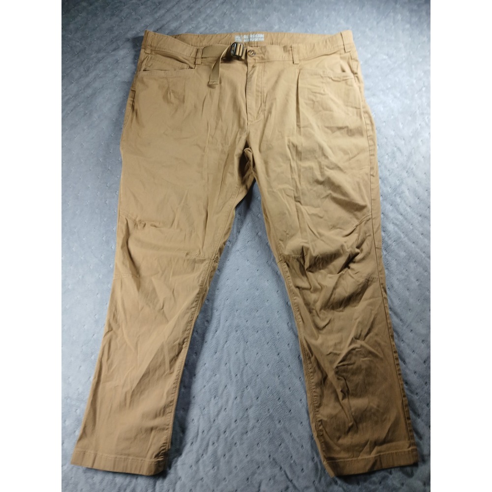 Alaskan Hardgear Duluth Pants Mens 42x30 Khaki Belted Outdoor Hiking Workwear